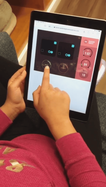 Vital Brain Health client during a neurofeedback session
